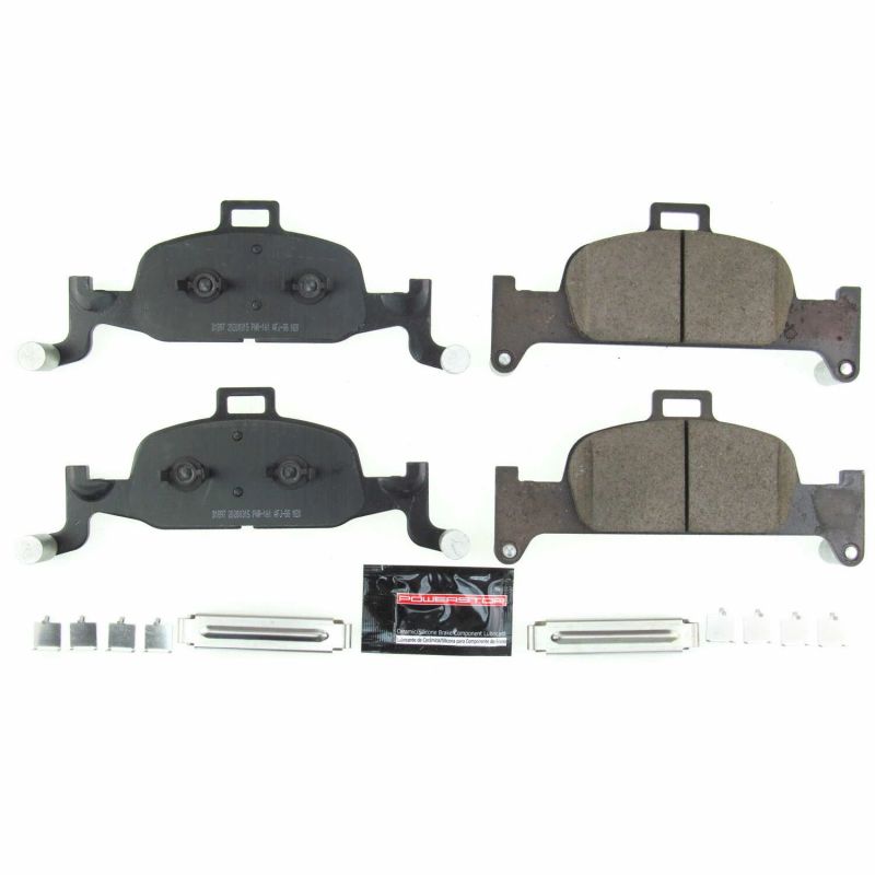 Power Stop 17 18 Audi A4 Front Z23 Evolution Sport Brake Pads w Hardware