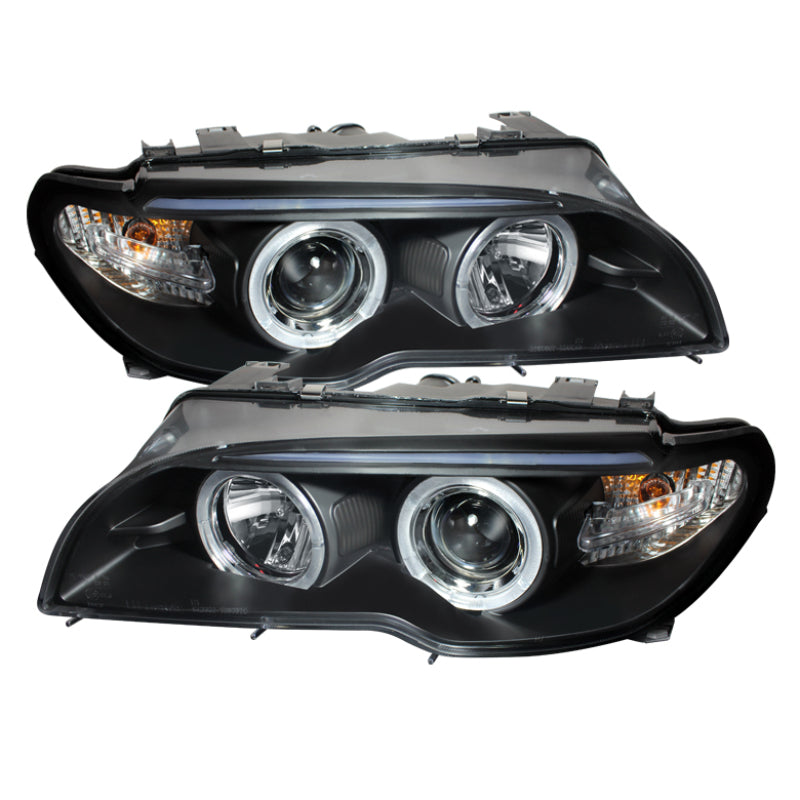 Spyder BMW E46 3-Series 04-06 2 DR Projector Halogen Model- LED