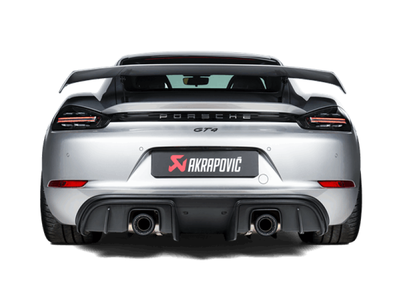 Akrapovic 2022+ Porsche 718 Cayman GT4 RS Slip-On Race Line (Titanium) main image 0