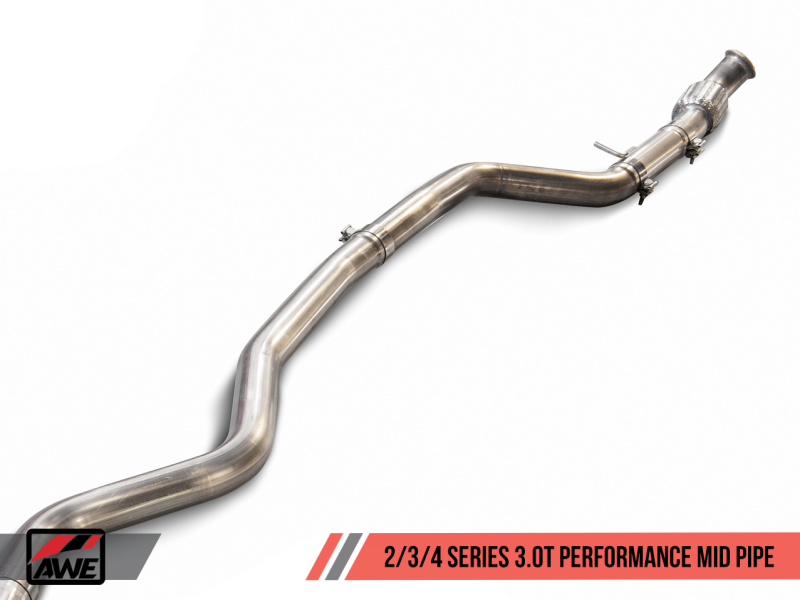 AWE Non-Resonated Performance Mid Pipe 2021-2025 BMW M2 / M3 / M4