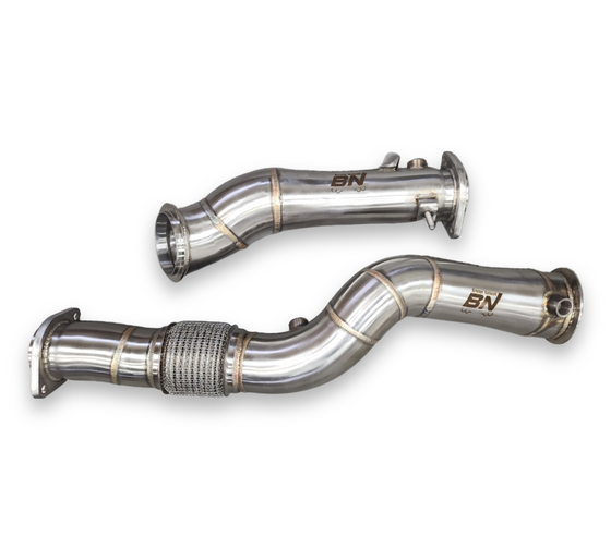 BN 3inch S58 Catless Downpipes M2 M3 M4 X3m