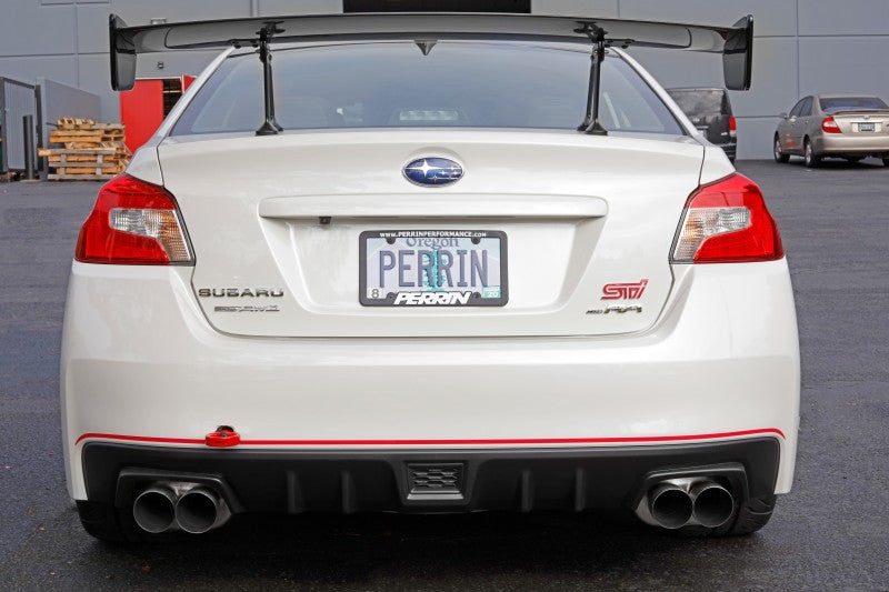 PERRIN 15-19 Subaru WRX/STI Tow Hook Kit (Rear) - Red