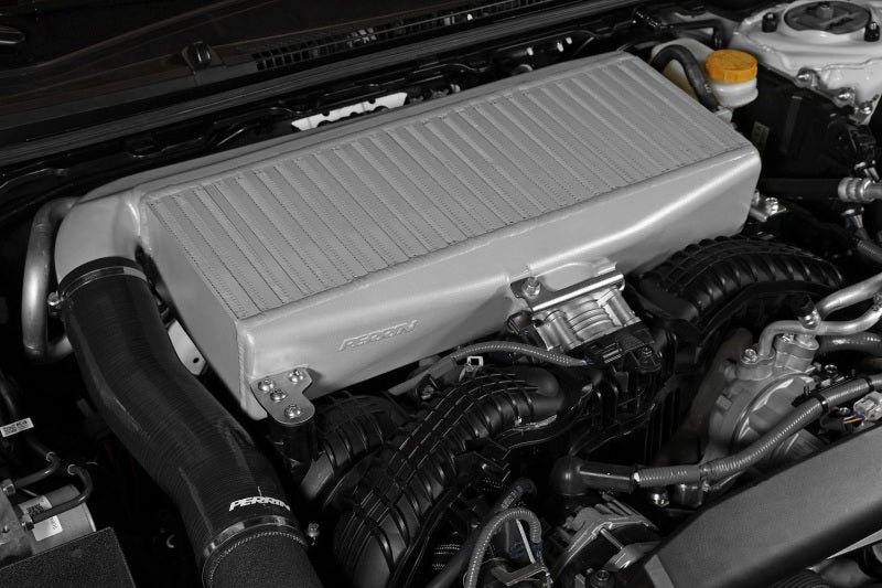 PERRIN 22-23 Subaru WRX Top Mount Intercooler (TMIC) - Silver