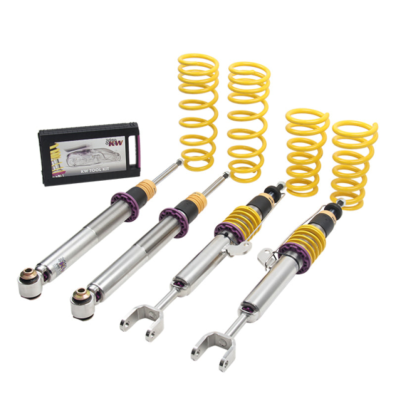 KW Coilover Kit V3 13+ BMW M5 F10 (5L) Sedan (inc EDC Delete Unit ...