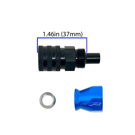  PTFE Fuel Line Fitting - AN-6 to 7.89mm Female QC