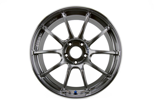 Advan RZII 17x8.5 +31 5x114.3 Racing Hyper Black Wheel
