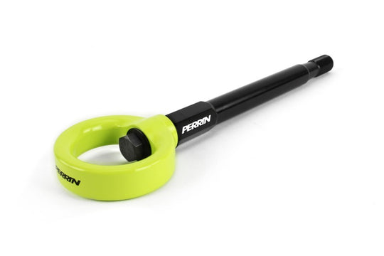 PERRIN 08-14 Subaru WRX/STI Tow Hook Kit (Front) - Neon Yellow