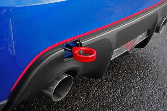 PERRIN 13-20 & 2022 Subaru BRZ / 13-16 Scion FRS / 17-20 Toyota 86 Tow Hook Kit (Rear) - Red