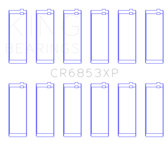 King Engine Bearings BMW S50B32 +.025mm Standard .709in Length Con Rod Bearing Set