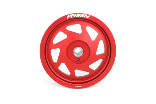 PERRIN 22-25 Subaru WRX/BRZ & Toyota GR86 / 20-25 FXT/OBXT Lightweight Crank Pulley - Red