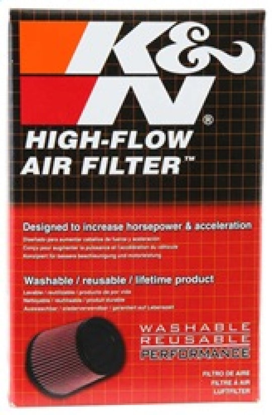 K&amp;N Filter Universal Rubber Filter 20 Deg Flange Angle 2.25in Flange ID x 3.5in OD x 5in H