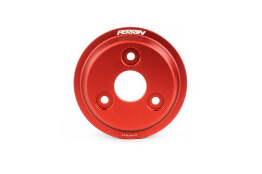 PERRIN 15-21 Subaru WRX / 18-20 Crosstrek / 14-18 FXT Lightweight Water Pump Pulley - Red