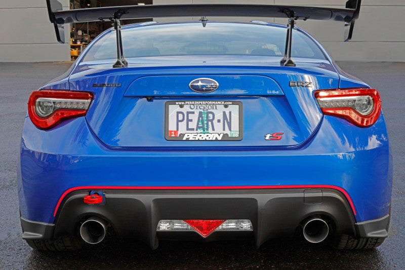 PERRIN 13-20 & 2022 Subaru BRZ / 13-16 Scion FRS / 17-20 Toyota 86 Tow Hook Kit (Rear) - Red