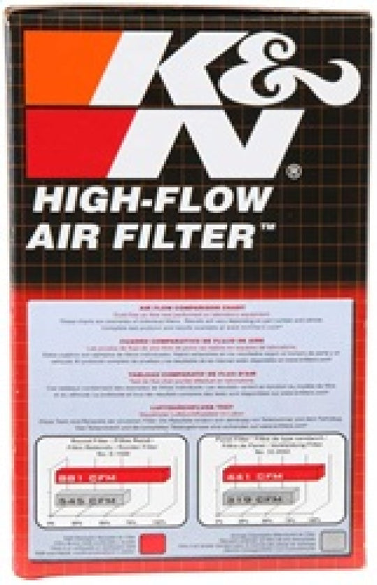 K&amp;N Filter Universal Rubber Filter 20 Deg Flange Angle 2.25in Flange ID x 3.5in OD x 5in H