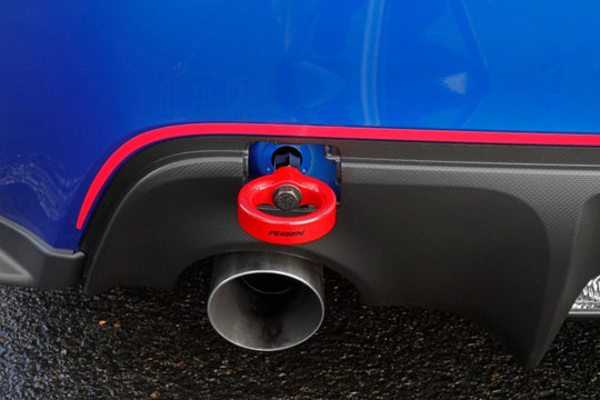 PERRIN 13-20 & 2022 Subaru BRZ / 13-16 Scion FRS / 17-20 Toyota 86 Tow Hook Kit (Rear) - Red