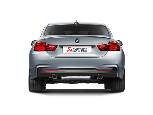 Akrapovic 16-17 BMW 340i (F30 F31) Evolution Line Cat Back (SS) w/ Carbon Tips (Req. Link Pipe)