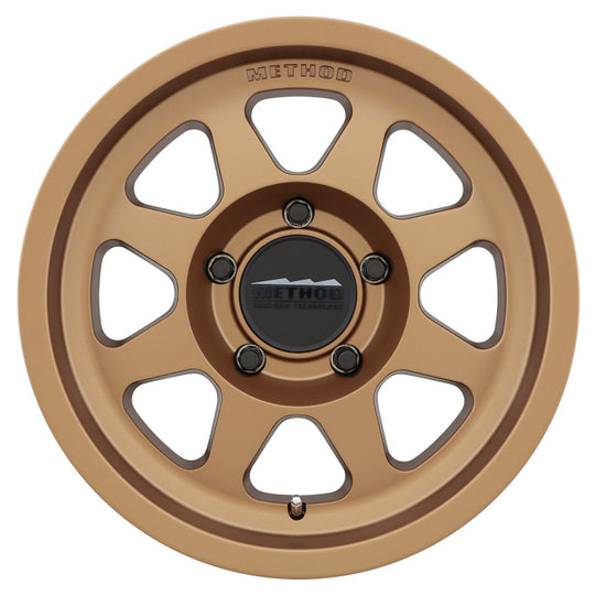 Method MR701 17x9 -12mm Offset 5x5 71.5mm CB Method Bronze Wheel