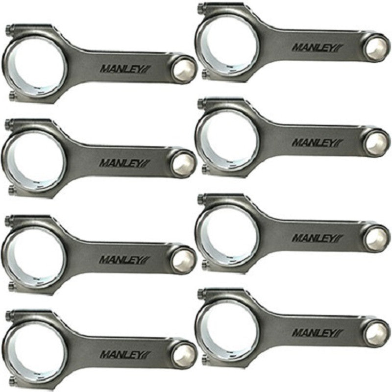 Manley Chevy Small Block LS-1 6.125in H Beam w/ ARP 2000 Connecting Rod Set