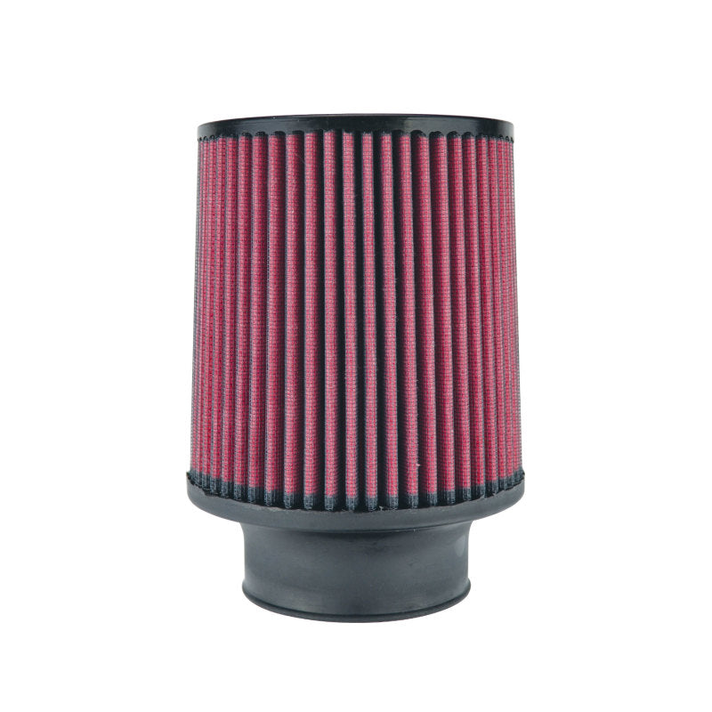 Injen High Performance Air Filter - 3 1/2 Black Oiled Filter 6  Base / 6 7/8 Tall / 5 1/2 Top