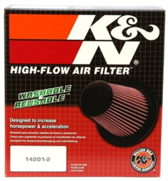K&amp;N Universal Air Filter - Round Straight 4in Flange ID x 7in OD x 6in Height