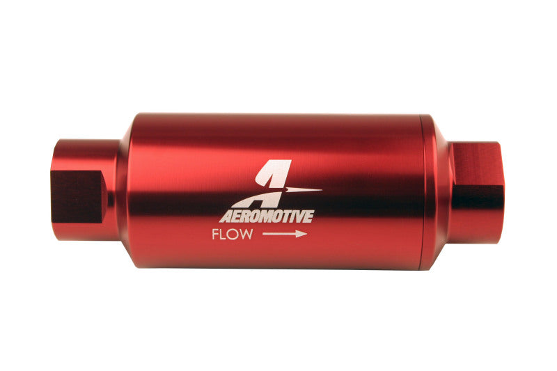 Aeromotive In-Line Filter - (AN-10) 10 Micron Microglass Element Red A ...