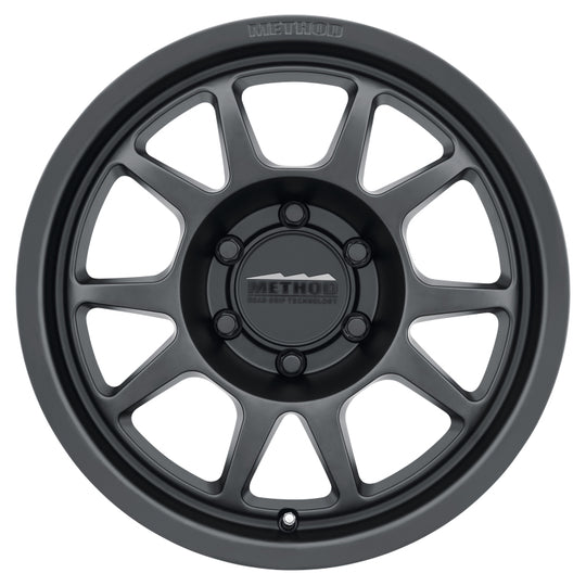 Method MR702 17x8.5 0mm Offset 6x5.5 106.25mm CB Matte Black Wheel