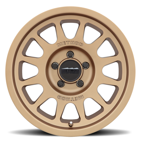 Method MR703 17x8.5 +35mm Offset 5x150 110.5mm CB Method Bronze Wheel