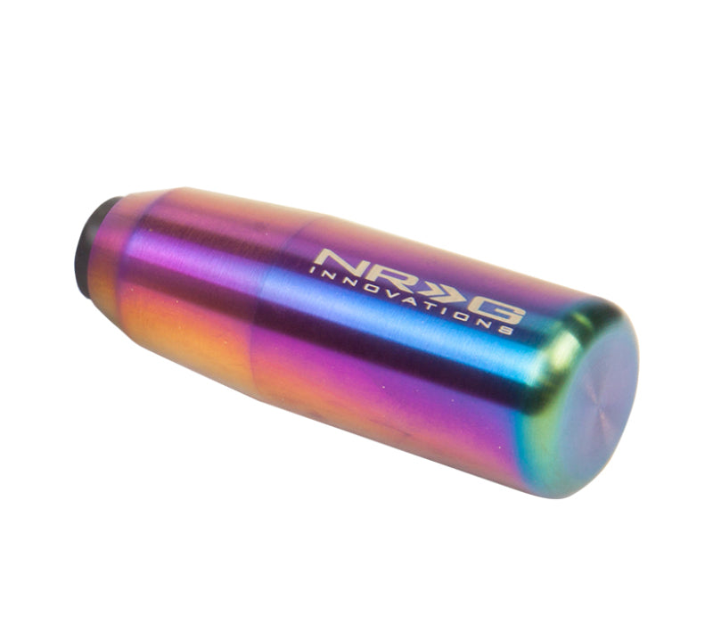NRG Universal Short Shifter Knob - 3.5in. Length / Heavy Weight .85Lbs. - Multi Color/Neochrome