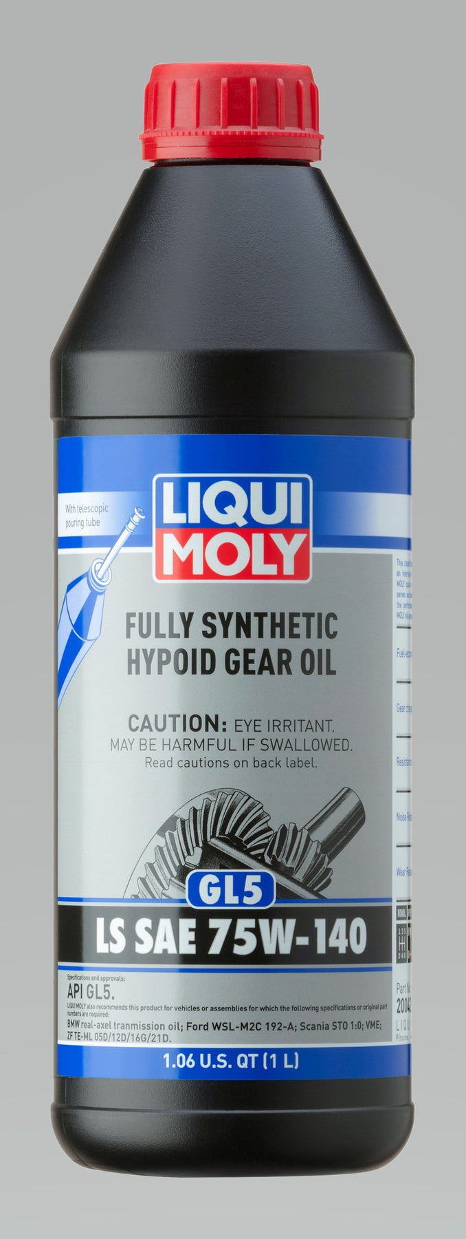 hypoid gear oil 75w90 LIQUI MOLY 1L Fully Synthetic Hypoid Gear Oil (GL5) LS SAE 75W140 – BimmerNetwork