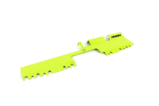 PERRIN 15-21 Subaru WRX/STI Radiator Shroud (With OEM Intake Scoop) - Neon Yellow