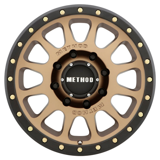 Method MR305 NV HD 18x9 +18mm Offset 8x180 130.81mm CB Method Bronze/Black Street Loc Wheel