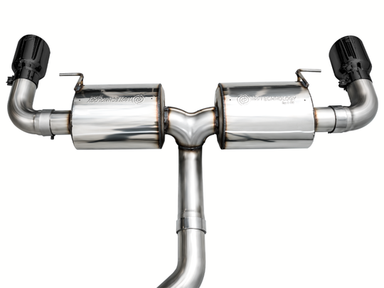 AWE 19-23 BMW 330i / 21-23 BMW 430i Base G2X Touring (Excl. Conv) Axle-Back Exhaust - Diamond Black