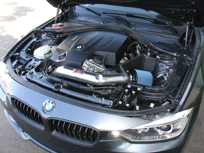 Injen 12-13 BMW 335i (N55) 3.0L L6 (turbo) AUTO TRANS ONLY Wrinkle Black Short Ram Intake w/ MR Tech