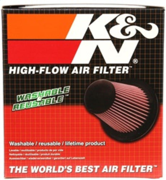 K&N Universal Rubber Filter 6in Flange ID / 7.5in OD / 6in Height / Round Straight