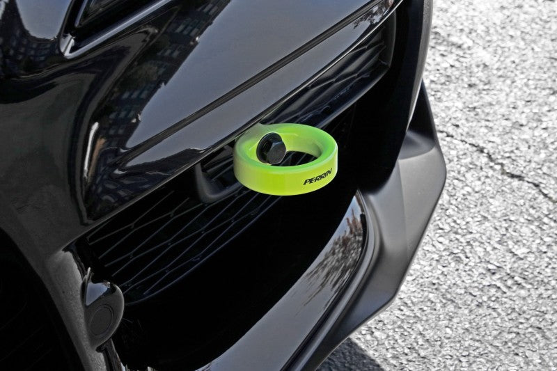 PERRIN 2020 Toyota Supra Tow Hook Kit (Front) - Neon Yellow