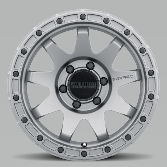 Method MR317 17x8.5 0mm Offset 6x5.5 106.25mm CB Matte Titanium Wheel