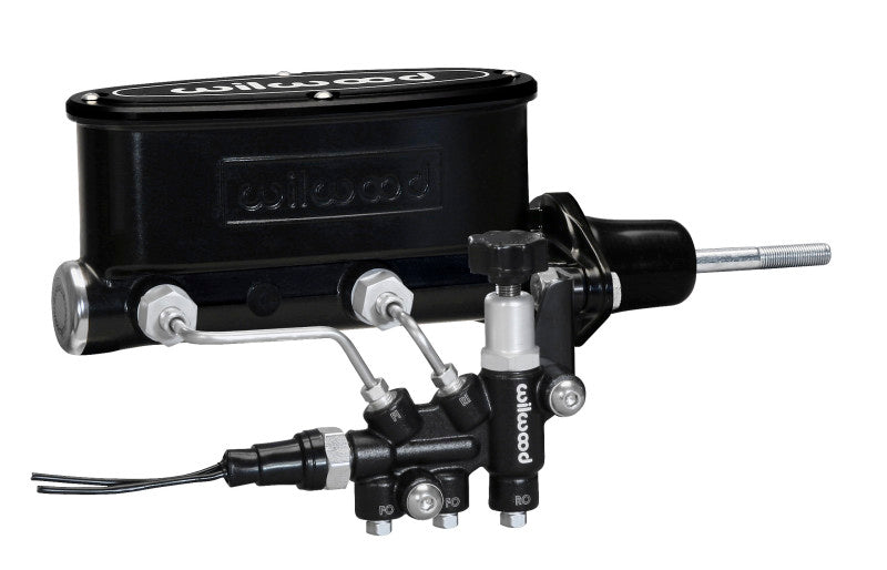 Wilwood Aluminum Tandem Master Cylinder Kit w/ Bracker & Prop Valve 7/8in Wilwood Aluminum Tandem Master Cylinder Kit w/ Bracker & Prop Valve 7/8in