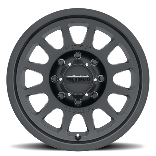 Method MR703 17x8.5 0mm Offset 8x6.5 130.81mm CB Matte Black Wheel