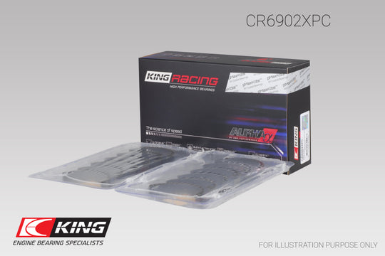 King Nissan VQ35HR/VQ37VHR/VR30DTT pMaxKote Rod Bearing Set - Size +.5mm