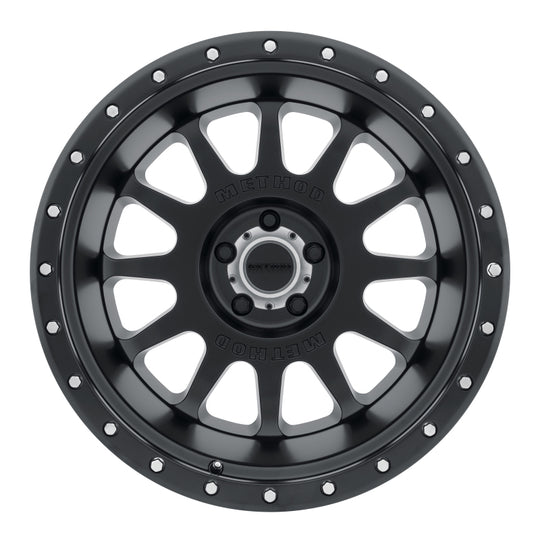 Method MR605 NV 20x9 -12mm Offset 5x150 110.5mm CB Matte Black Wheel