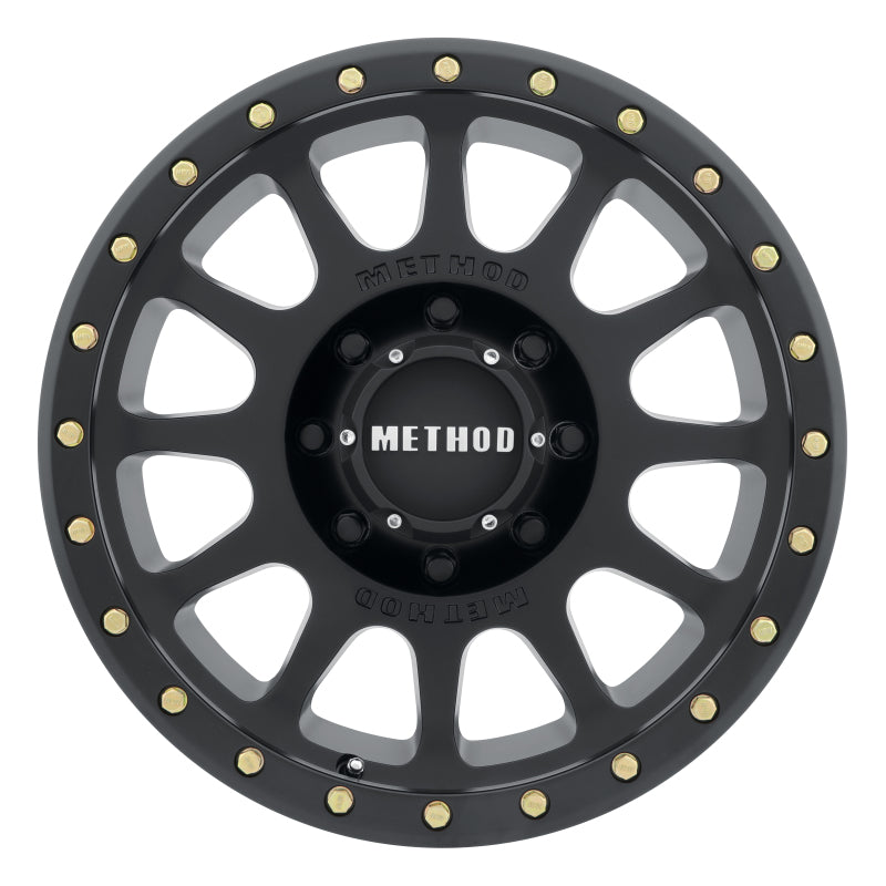 Method MR305 NV 20x9 +18mm Offset 8x170 130.81mm CB Matte Black Wheel