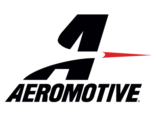 Aeromotive In-Line Filter - AN-08 size Male - 10 Micron Microglass Element - Bright-Dip Black