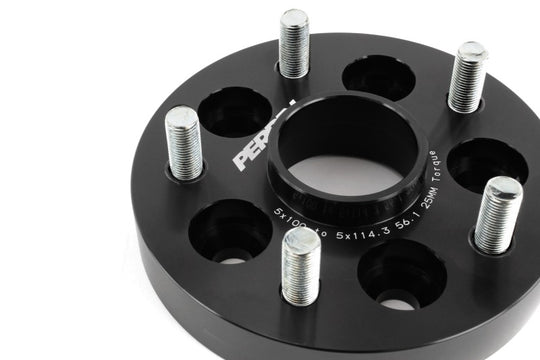 PERRIN Subaru/Toyota/Scion 25mm Wheel Adapter (Bolt-On Type) 5x100 to 5x114.3 w/56mm Hub - Pair