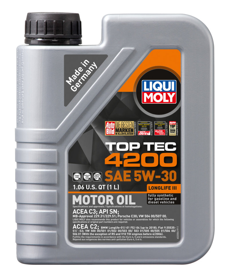 LIQUI MOLY 1L Top Tec 4200 New Generation Motor Oil SAE 5W30