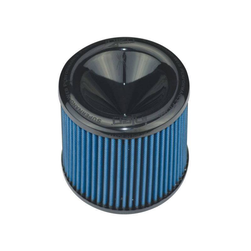 Injen AMSOIL Replacement Nanofiber Dry Air FIlter 5in Flange Diameter/6.5in Base/6in Height/70 Pleat