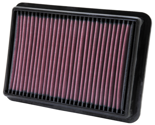 K&N 05-11 Nissan Navara 2.5L L4 10.5in OS Length/7.438in OS Width/1.438in H Replacement Air Filter