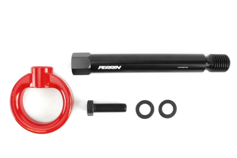 PERRIN 10th Gen Civic SI/Type-R/Hatchback Tow Hook Kit (Rear) - Red