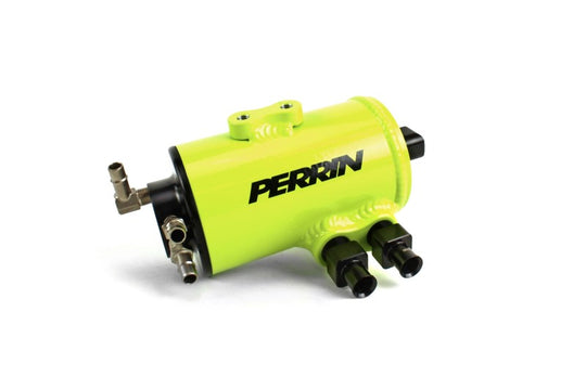 Perrin 02-14 Subaru WRX / 04-19 STI with FMIC Air Oil Separator - Neon Yellow