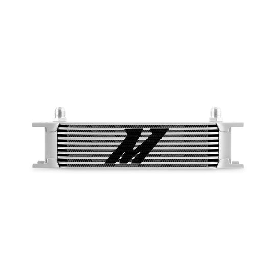 Mishimoto Universal -8AN 10 Row Oil Cooler - Silver