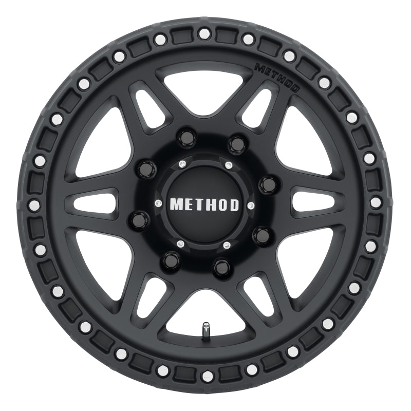 Method MR312 18x9 +18mm Offset 8x6.5 130.81mm CB Matte Black Wheel